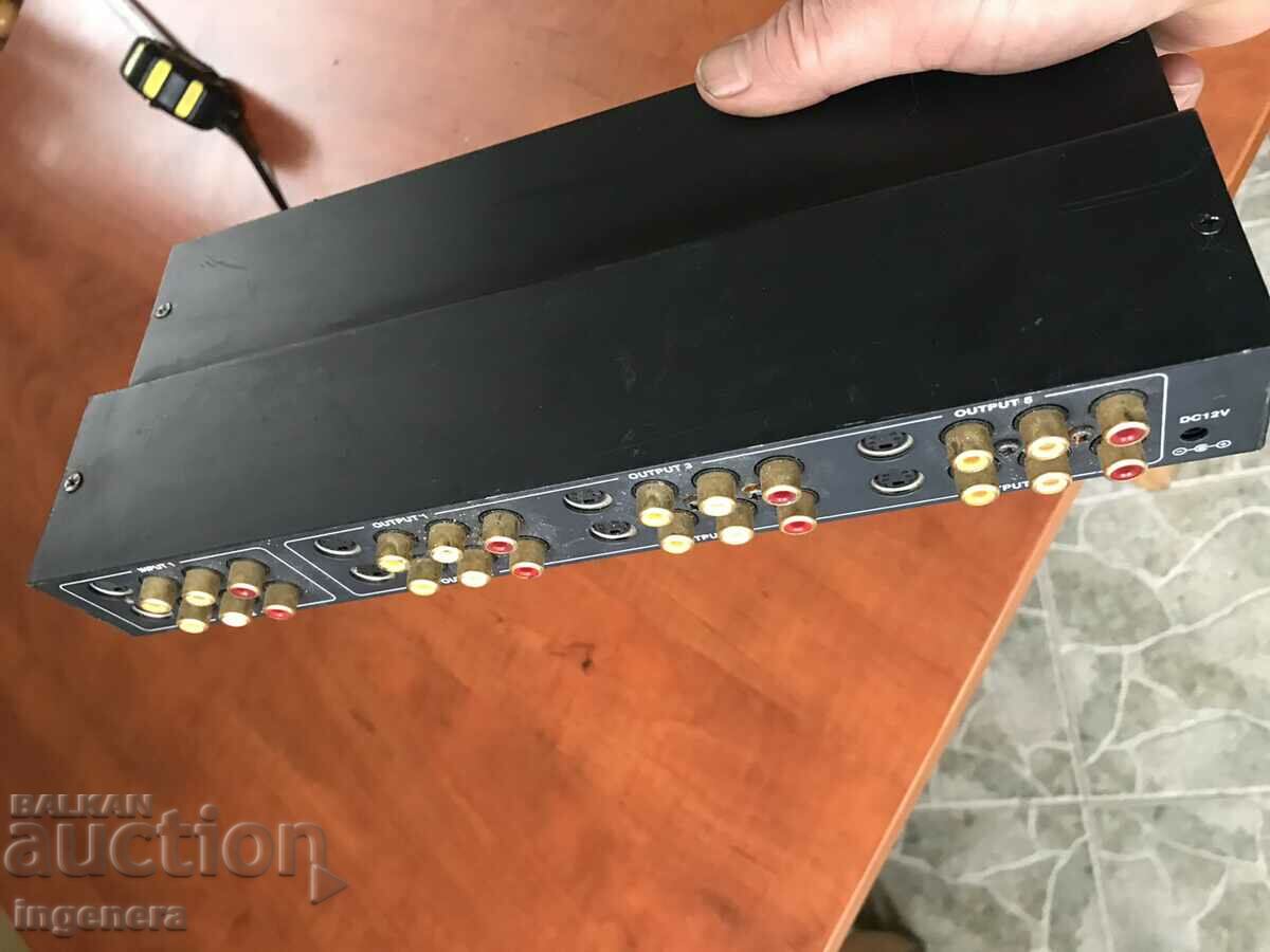 VIDEO DISTRIBUTION SIX CHANNEL AMPLIFIER - 5 VIDEO DISTRIBUTION SIX CHANNEL AMPLIFIER - 5