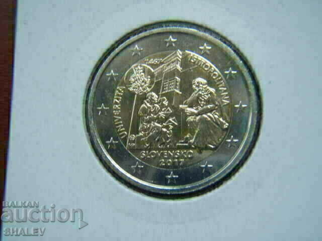 Аукцион 2 euro 2017 Slovakia "Istropolitana" /Словакия/ Unc (2 евро)