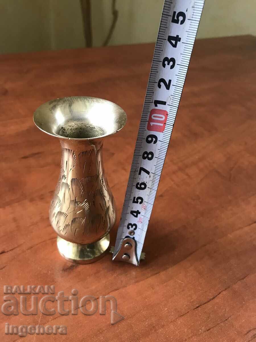 VASE VASE BRONZE BRASS ORNAMENTS-89 GR. - 5 VASE VASE BRONZE BRASS ORNAMENTS-89 GR. - 5