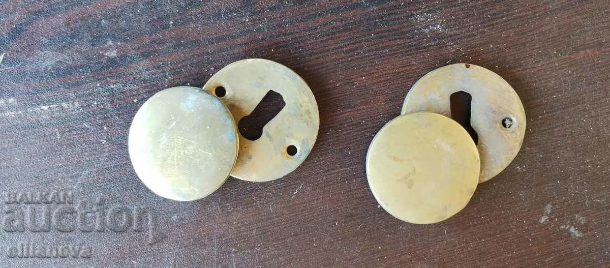 Brass retro lock caps