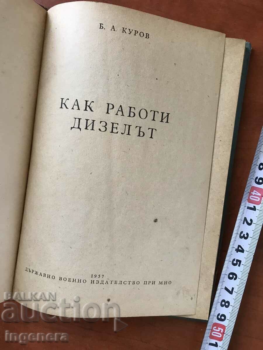 BOOK-BA KUROV-HOW DIESEL WORKS-1957 with price 48.00 BGN | € 24.54 BOOK-BA KUROV-HOW DIESEL WORKS-1957 with price 48.00 BGN | € 24.54