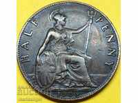 Marea Britanie 1/2 penny 1909