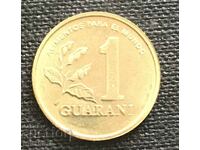 Paraguay. 1 Guarani 1993.UNC.