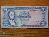 10 доларa 1994 г - Ямайка ( UNC )
