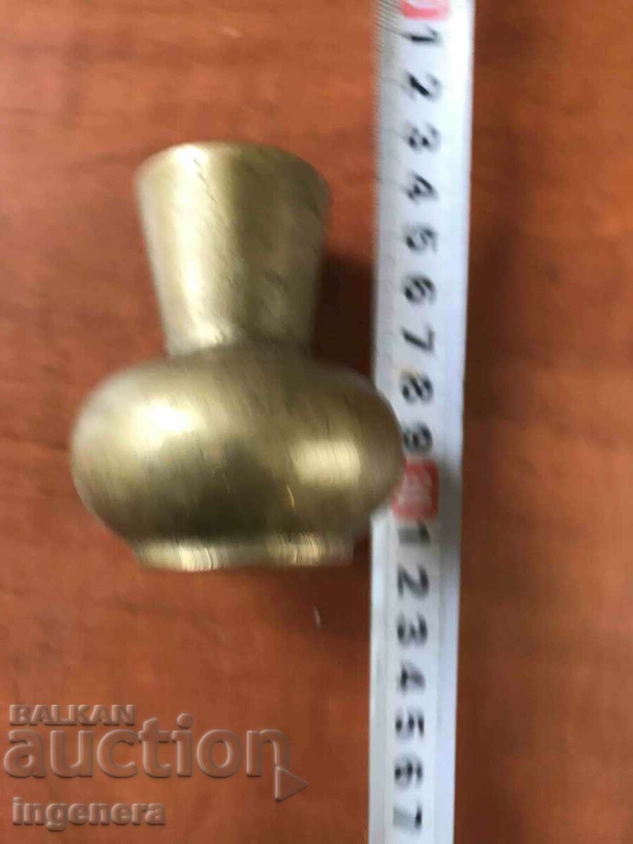 VASE VASE BRONZE CAST SOLID-267 GR. with price 18.00 BGN | € 9.20 VASE VASE BRONZE CAST SOLID-267 GR. with price 18.00 BGN | € 9.20