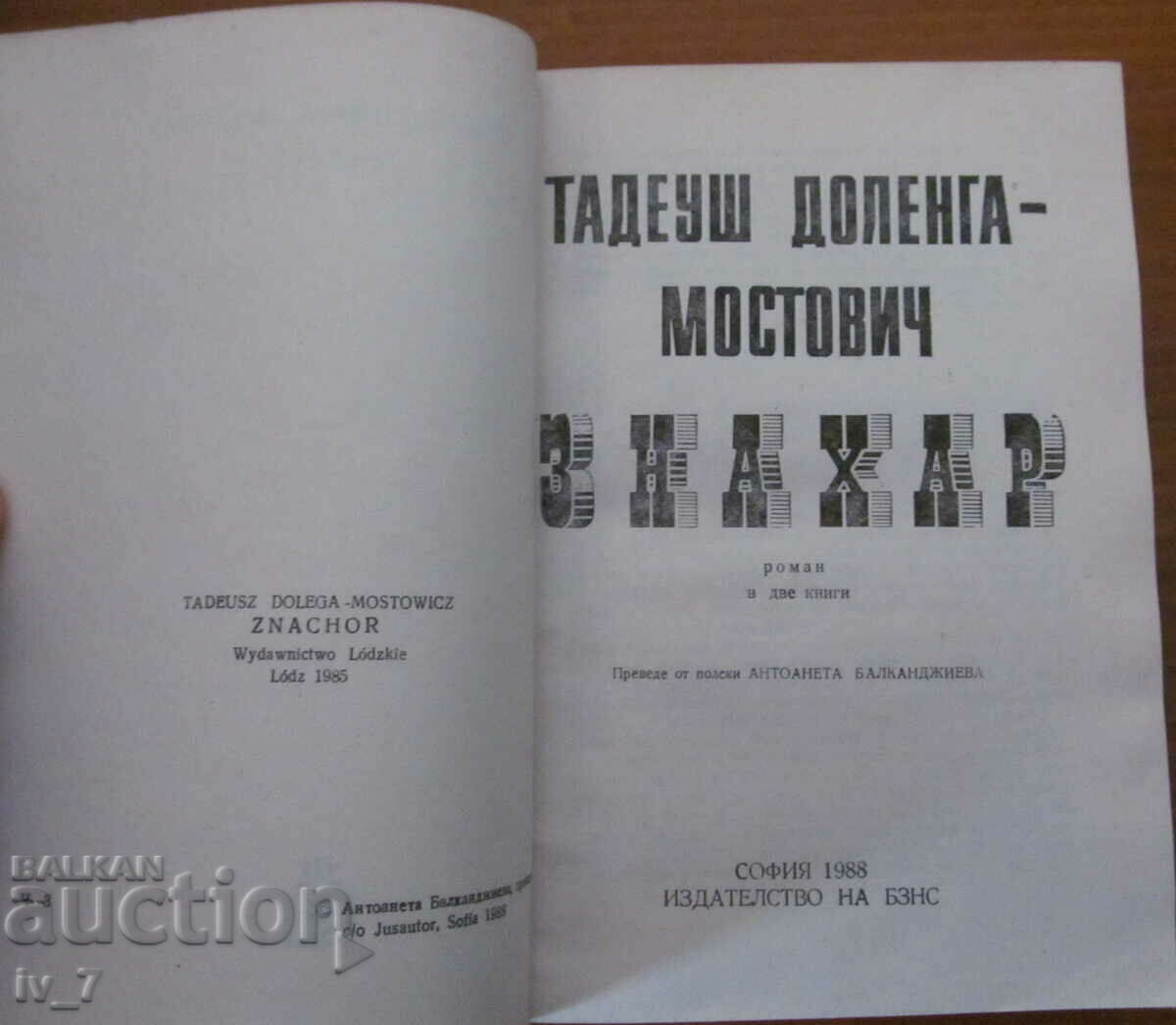 Vindecător - Tadeusz Dolenga - Mostovic cu preț € 1.00 | 1.96 BGN