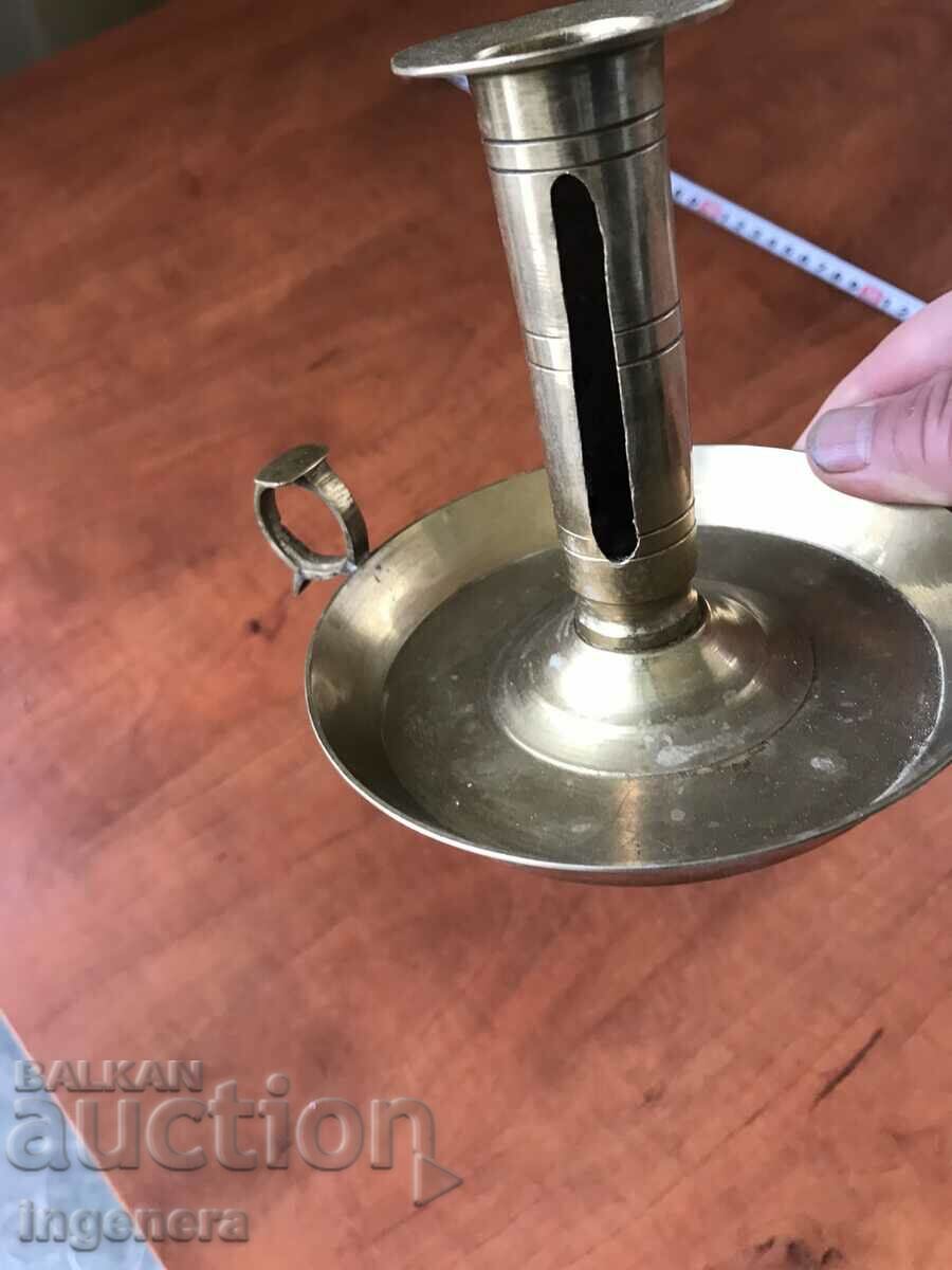 Delivery of CANDLESTICK BRONZE BRASS - 192 GR. Delivery of CANDLESTICK BRONZE BRASS - 192 GR.