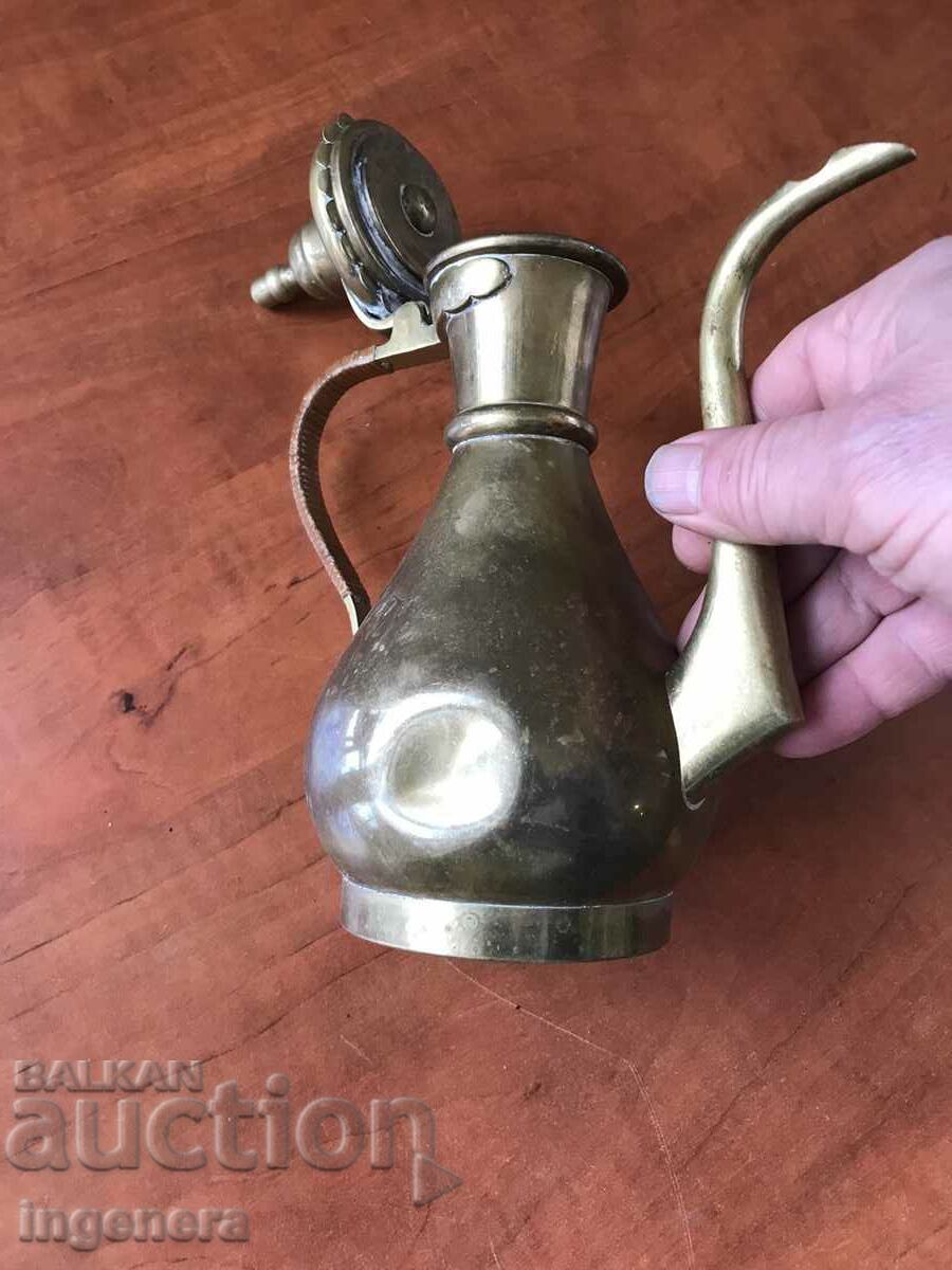 POT KETTLE POT BRASS BRONZE OLD VESSEL-520 GR. - 5 POT KETTLE POT BRASS BRONZE OLD VESSEL-520 GR. - 5