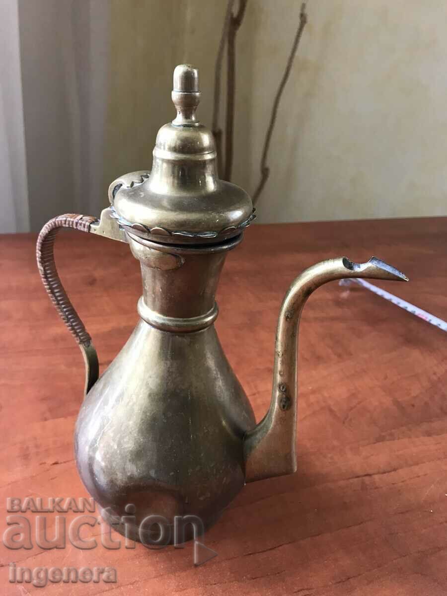 POT KETTLE POT BRASS BRONZE OLD VESSEL-520 GR. - 6 POT KETTLE POT BRASS BRONZE OLD VESSEL-520 GR. - 6