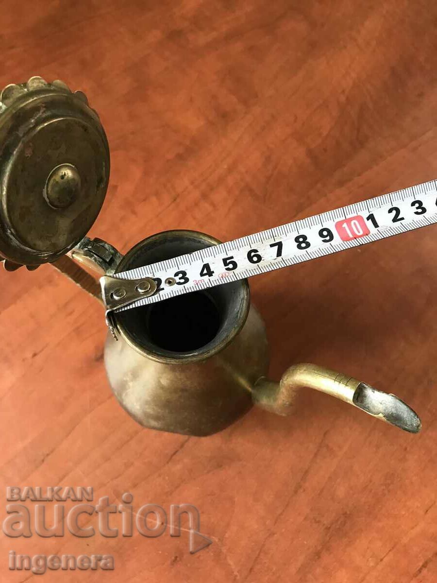 POT KETTLE POT BRASS BRONZE OLD VESSEL-520 GR. - 7 POT KETTLE POT BRASS BRONZE OLD VESSEL-520 GR. - 7