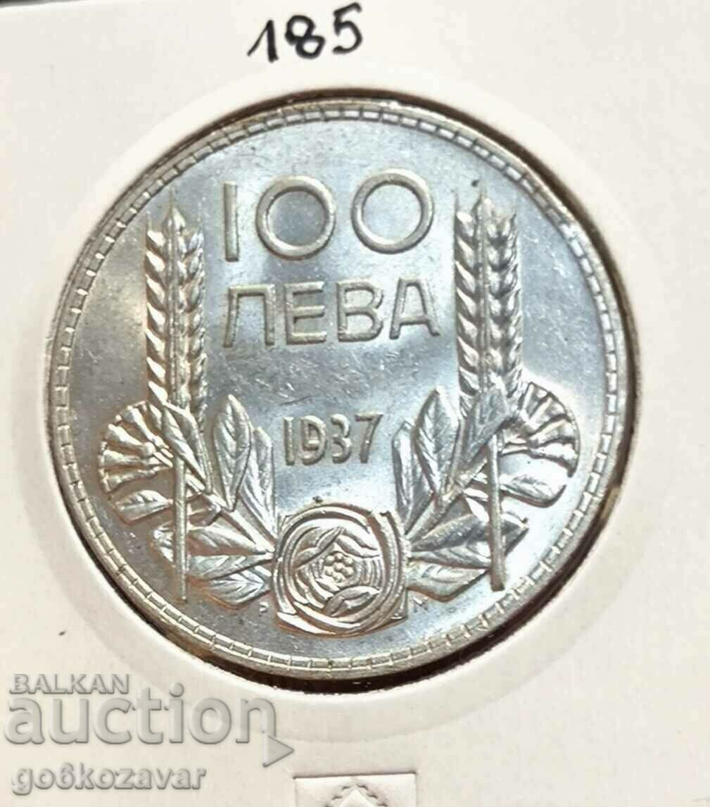 Bulgaria 100 BGN 1937 Colectie de argint! UNC