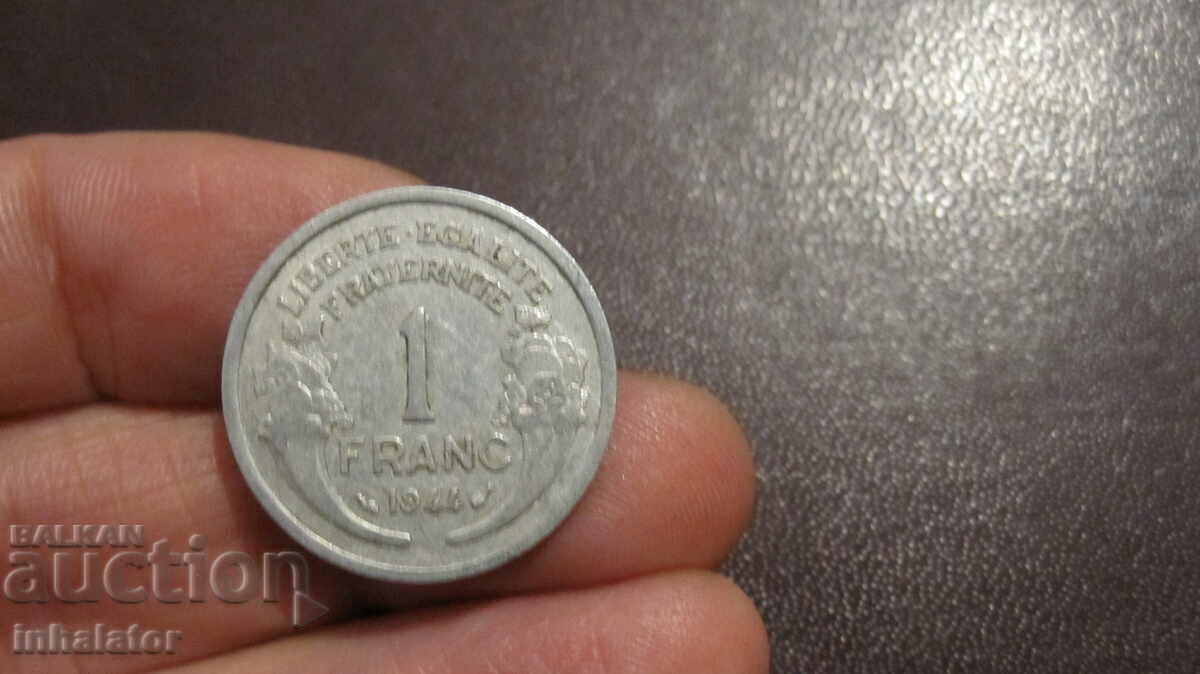 1944 έτος 1 φράγκο