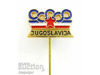 Insigna Olimpică-NOC Iugoslavia-Bertoni