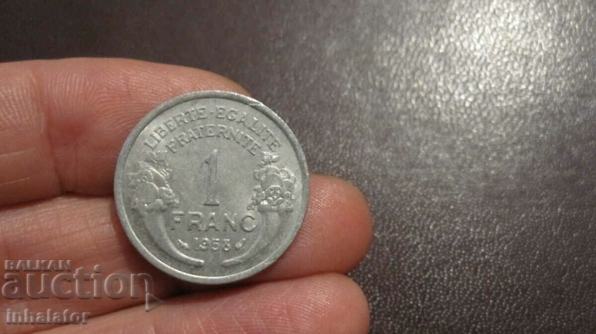 1958 год 1 франк