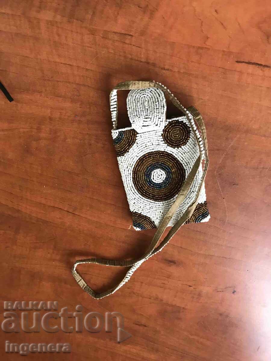 Auction BAG PURSE PURSE BLUE BEADS Auction BAG PURSE PURSE BLUE BEADS