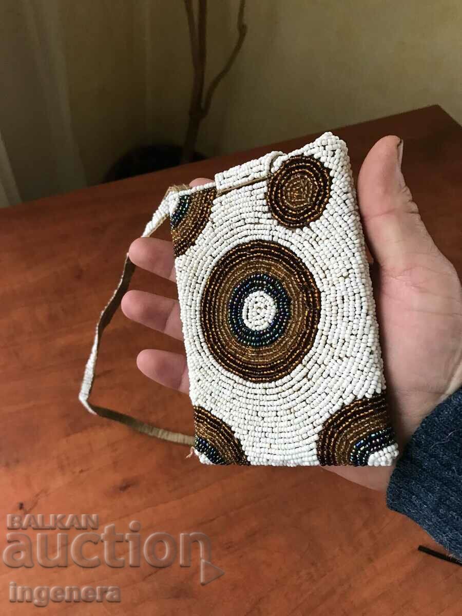 BAG PURSE PURSE BLUE BEADS - 6 BAG PURSE PURSE BLUE BEADS - 6