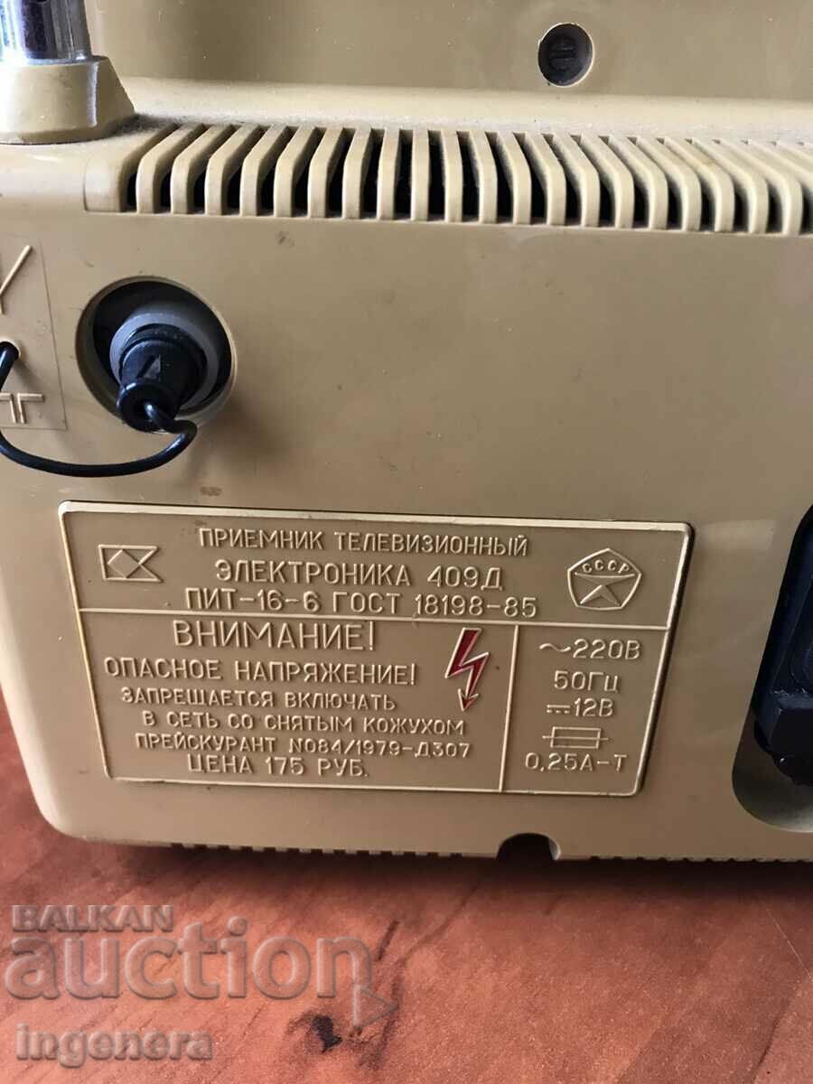 TELEVISION "ELECTRONICS 409 D" FOR COLLECTORS NOT USED - 6 TELEVISION "ELECTRONICS 409 D" FOR COLLECTORS NOT USED - 6