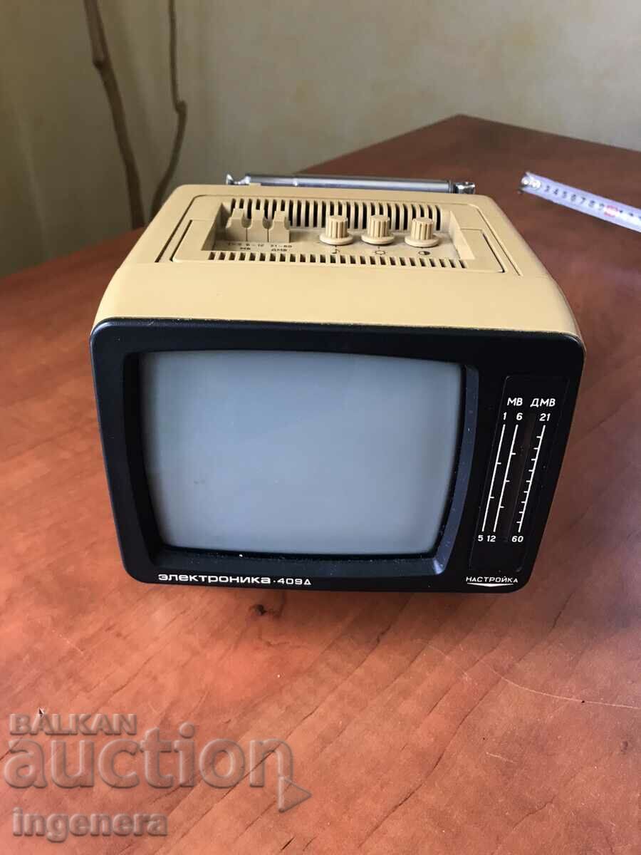 TELEVISION "ELECTRONICS 409 D" FOR COLLECTORS NOT USED