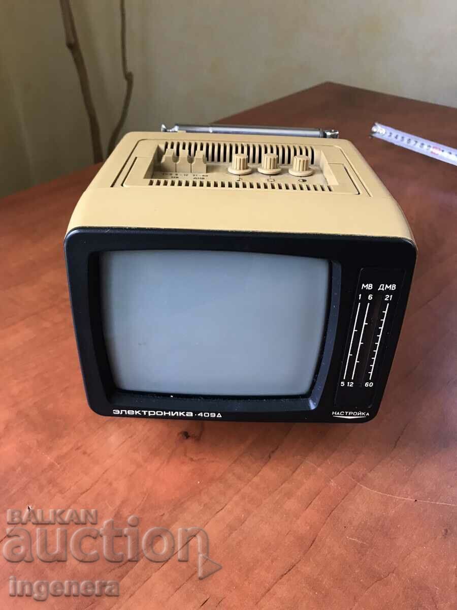TELEVISION "ELECTRONICS 409 D" FOR COLLECTORS NOT USED TELEVISION "ELECTRONICS 409 D" FOR COLLECTORS NOT USED