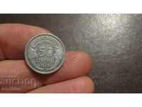 1945 year 50 centimes