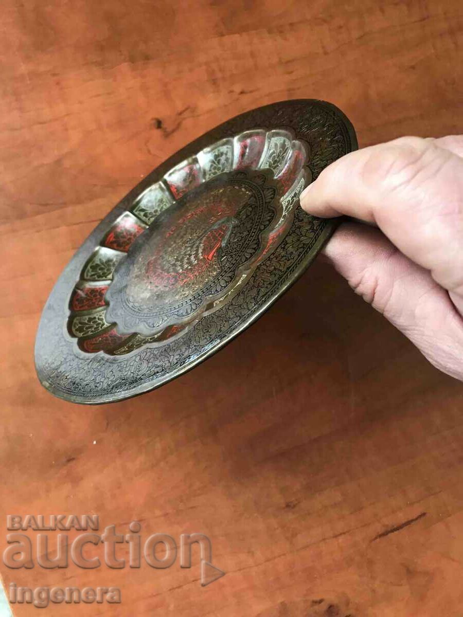 PLATE BRONZE BRASS ORNAMENTS with price 14.00 BGN | € 7.16