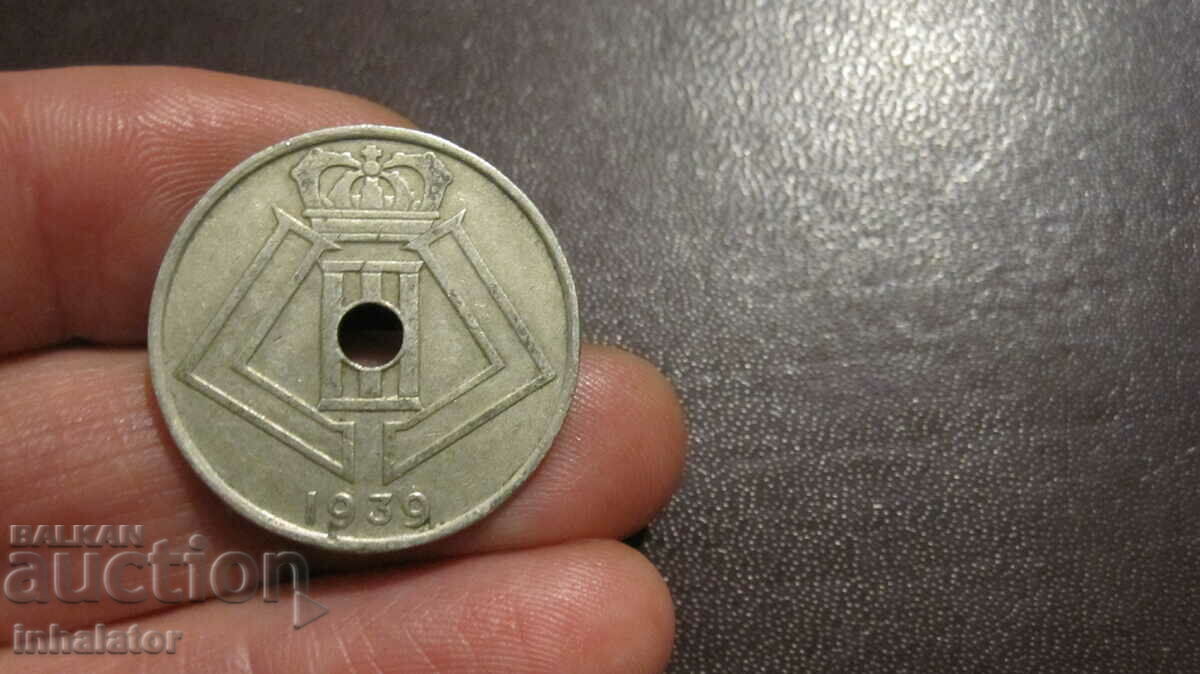 1939 25 centimes Belgium -