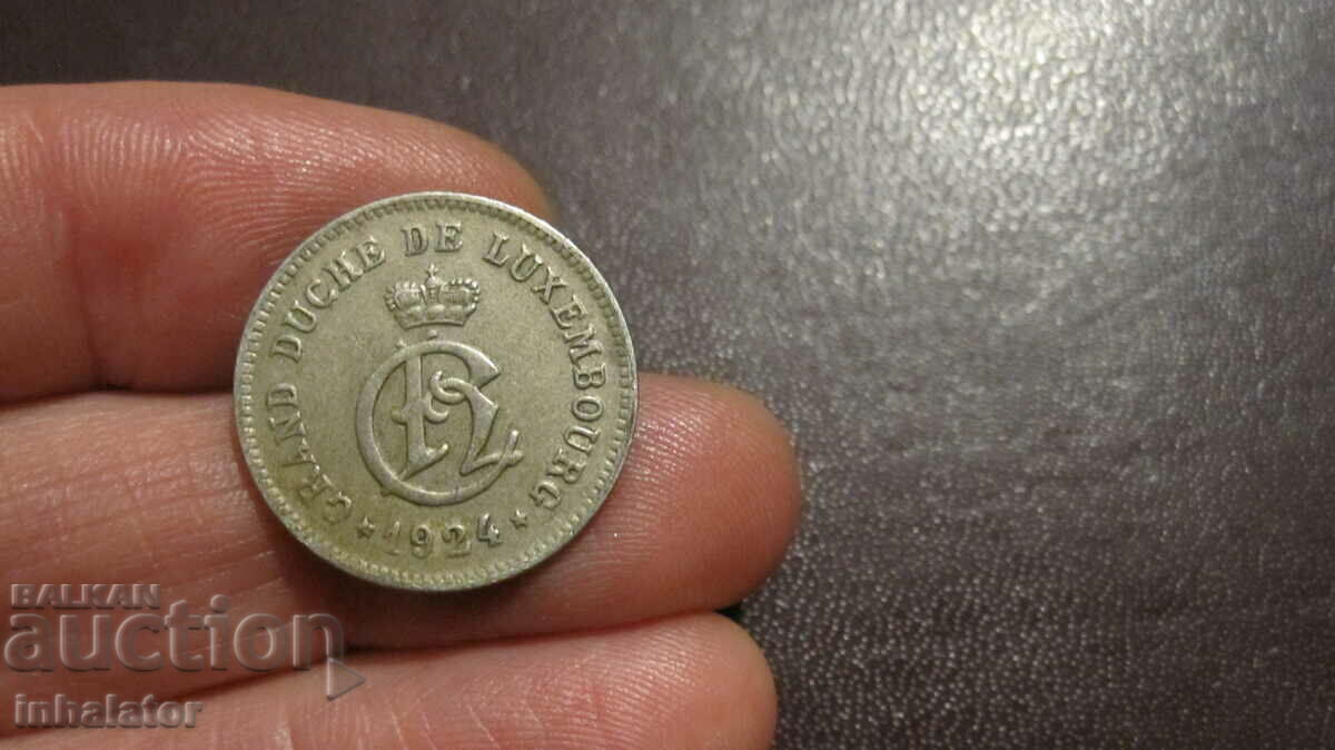 1924 год 10 сантима Люксембург