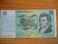 2 Dollars 1974 / 1985 - Australia ( F )