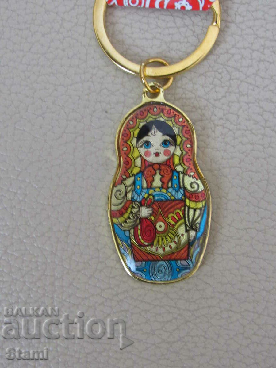 Matryoshka metal keychain, Russia with price 14.50 BGN | € 7.41 Matryoshka metal keychain, Russia with price 14.50 BGN | € 7.41