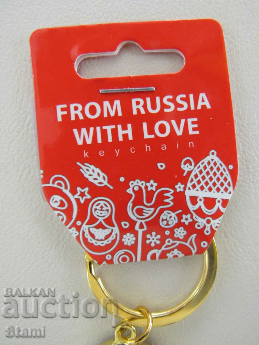 Matryoshka metal keychain, Russia - 6 Matryoshka metal keychain, Russia - 6