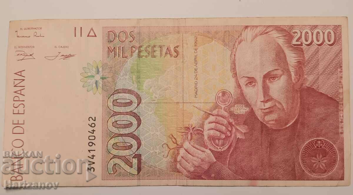 2000 pesetas Spain 1992 / 2000 pesetas 1992