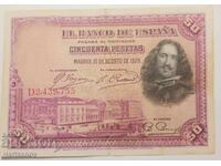 50 pesete Spania 1928 / 50 pesetas 1928