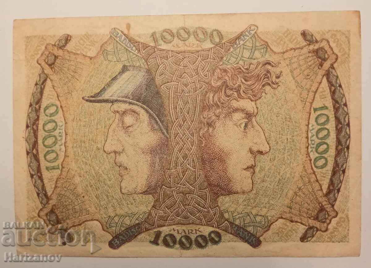 10000 марки Германия 1923 / 10.000 mark Germany RARE 1923