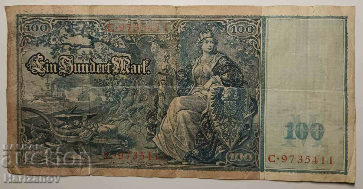 100 de mărci Germania 1910 / 100 de mărci Germania 1910