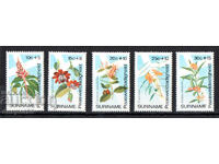 1974. Σουρινάμ. Πασχαλινά φιλανθρωπικά λουλούδια.