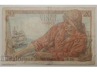 20 Франка Франция 1943 /20 francs France 1943