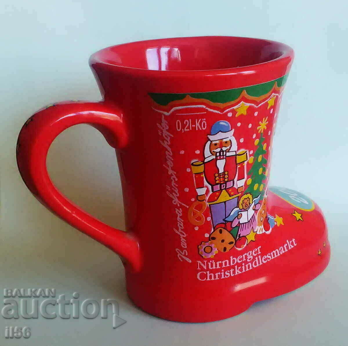 Auction  Christmas wine glass - boot - Germany