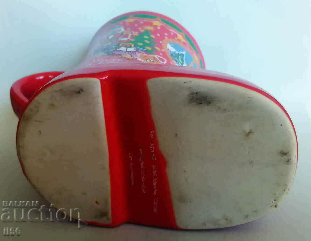 Christmas wine glass - boot - Germany - 6