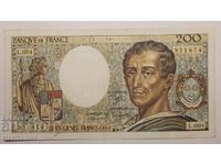 200 Φράγκα Γαλλία 1981 Φωτεινά χρώματα XF+