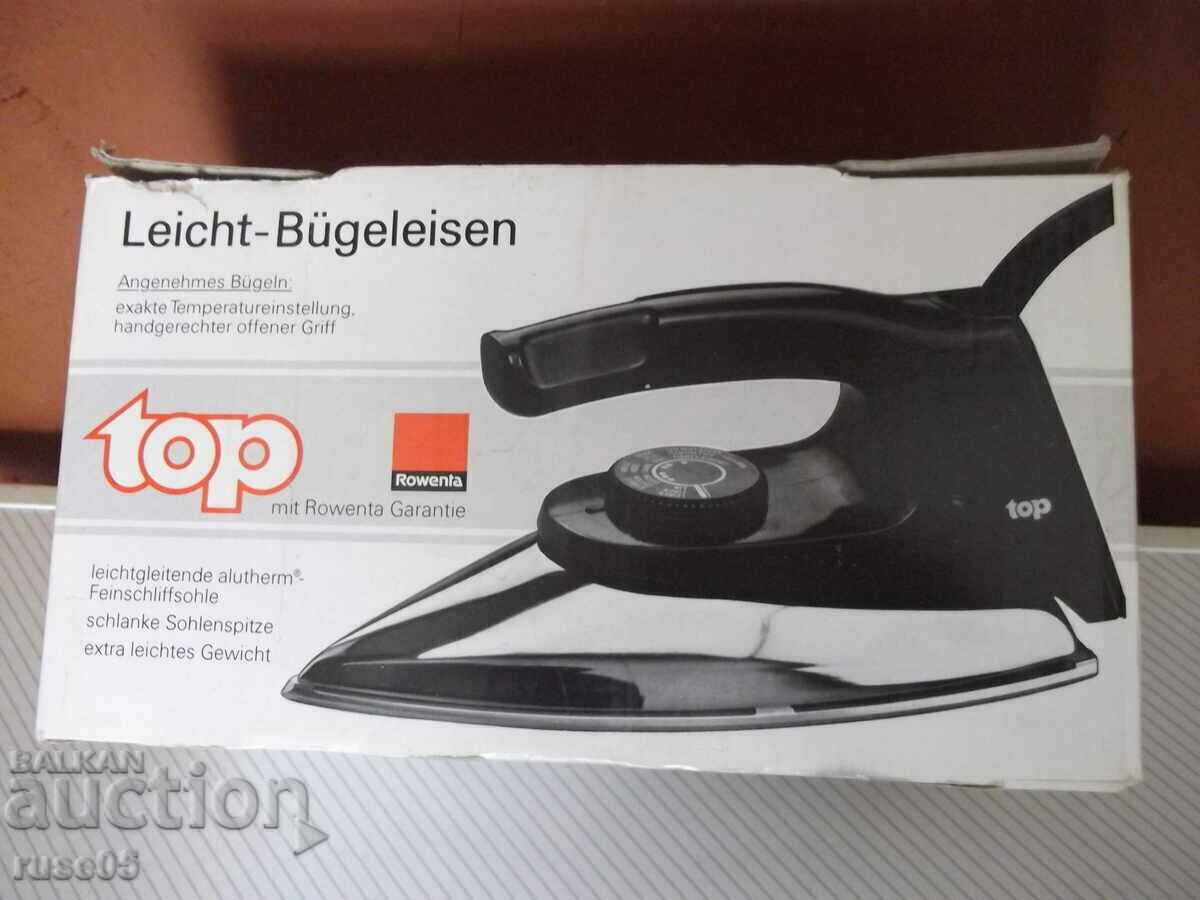 Iron "ROWENTA - TL-70" new working with price 35.00 BGN | € 17.90 Iron "ROWENTA - TL-70" new working with price 35.00 BGN | € 17.90