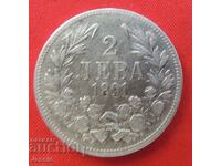 2 BGN 1891 argint nr. 1