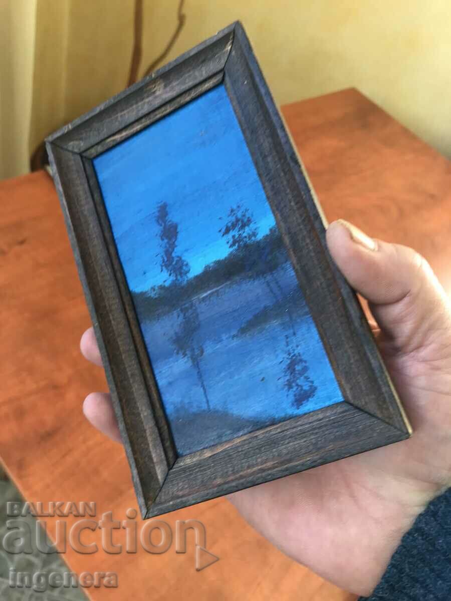 Auction PICTURE LANDSCAPE WOODEN FRAME Auction PICTURE LANDSCAPE WOODEN FRAME