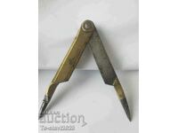 Antique bronze compass - tool