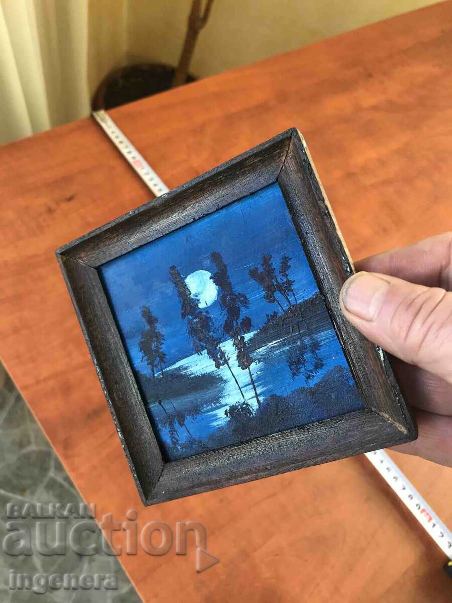 Auction PICTURE LANDSCAPE WOODEN FRAME Auction PICTURE LANDSCAPE WOODEN FRAME