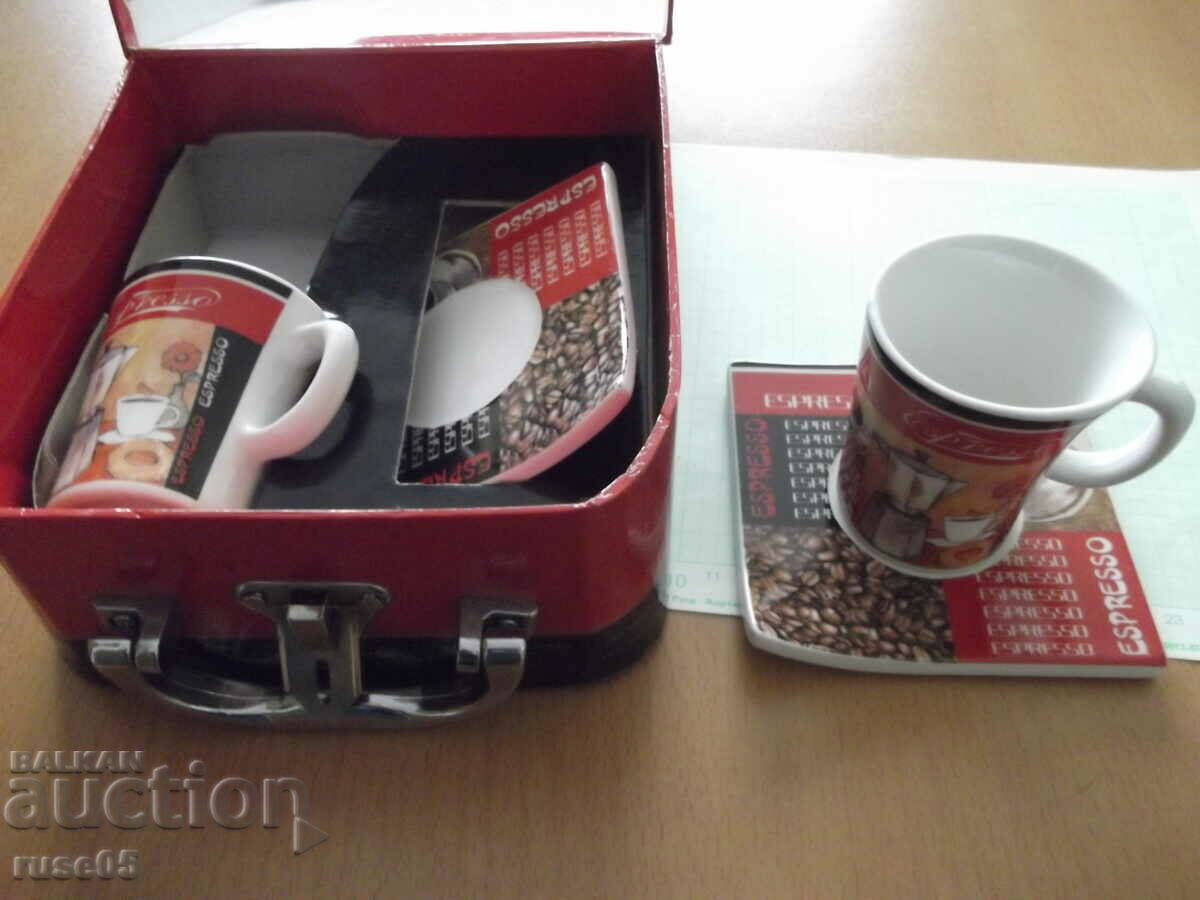 "SOLECASA" set of two coffee cups new - 6 "SOLECASA" set of two coffee cups new - 6