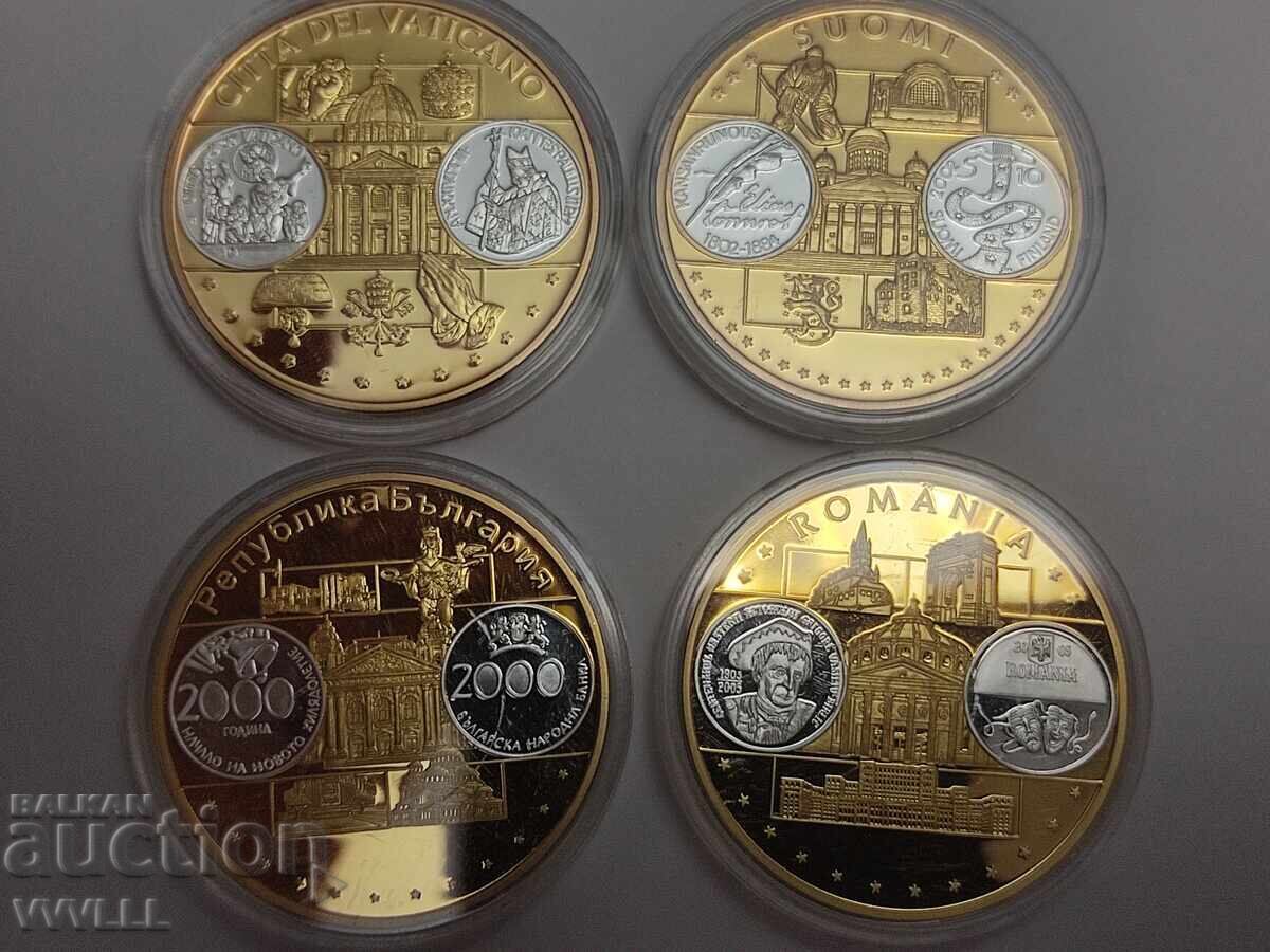 GOLD MEDALS EUROPE 22 pieces. Bulgaria. - 6