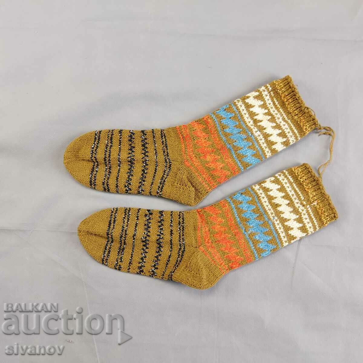 Μάλλινες κάλτσες για έθνικ φολκλόρ φορεσιά #2352