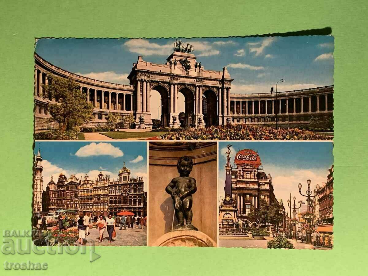 Стара Картичка  Брюксел 1966 г.
