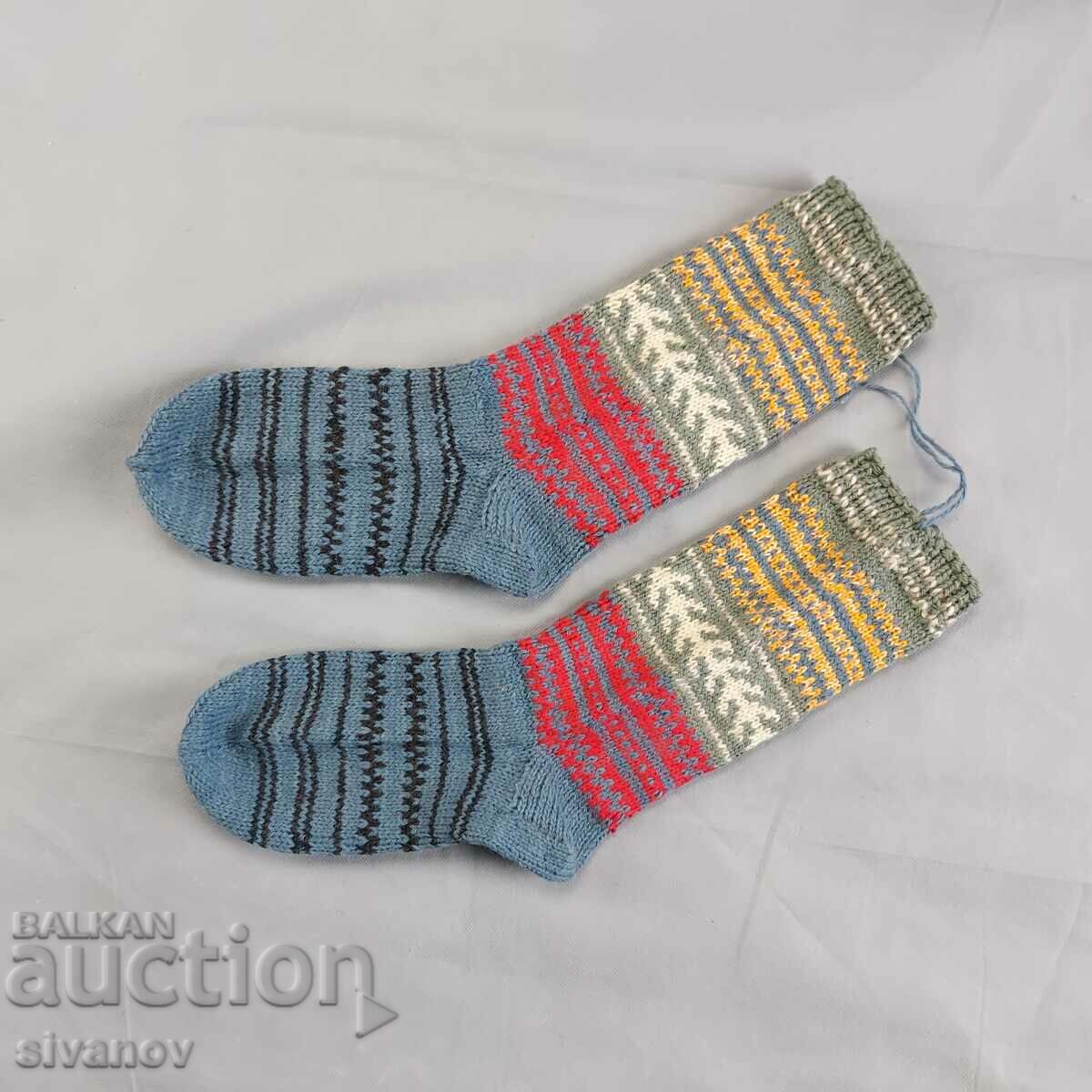 Wool socks for ethnic folklore costume #2353