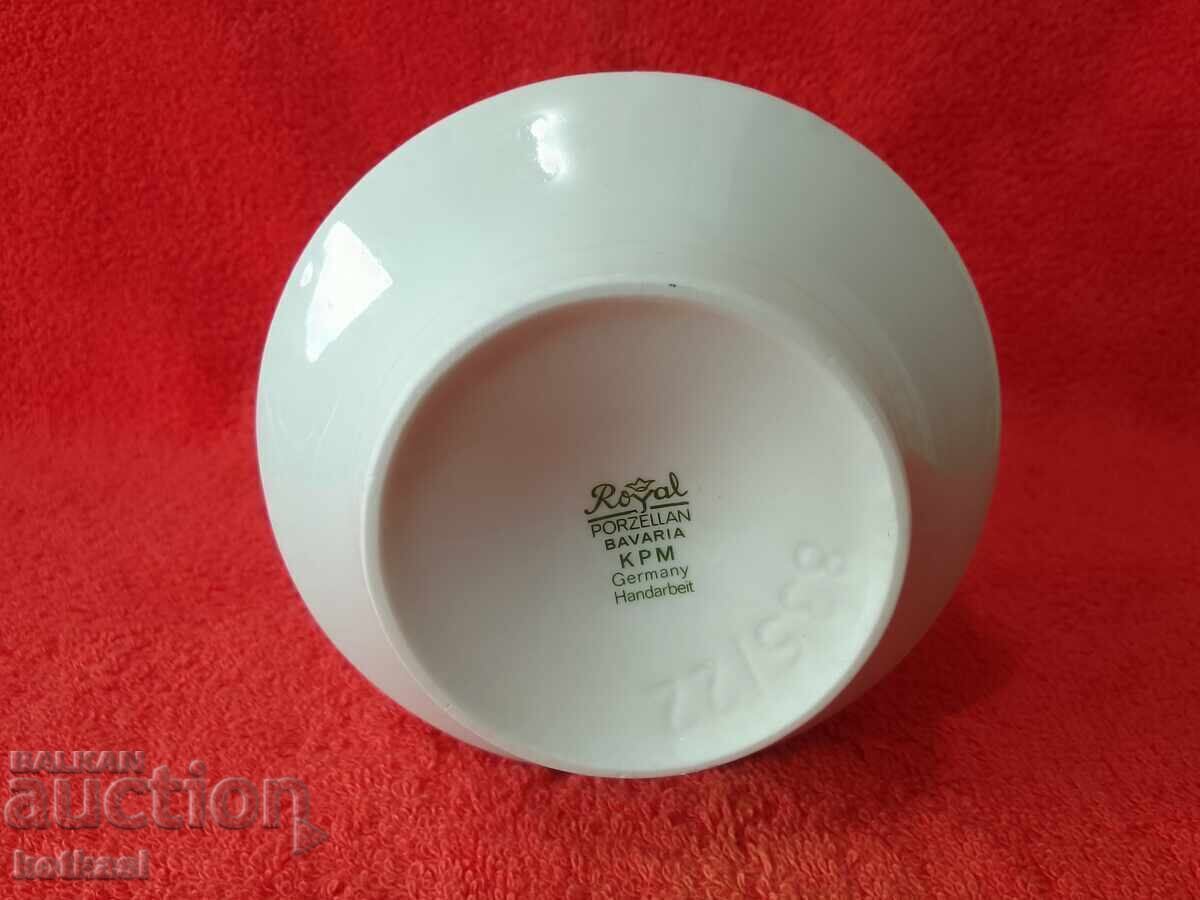 Παλιό πορσελάνινο βάζο Χειροποίητο KPM Germany Egypt - 7